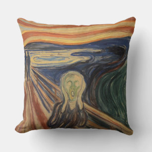 Der Schrei Edvard Munch 1893 Kissen