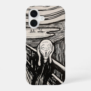 Der Schrei – Edvard Munch – Benutzerdefinierter Te iPhone 16 Hülle