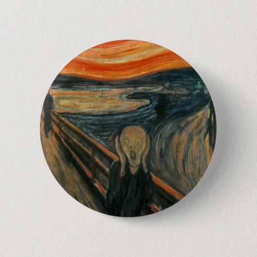 Der Schrei - Edvard Munch Button (Vorderseite)