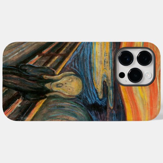 Der Schrei - Edvard Munch Case-Mate iPhone Hülle (Rückseite (Horizontal))