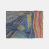 Der Schrei, Edvard Munch Fleecedecke (Vorderseite (Horizontal))