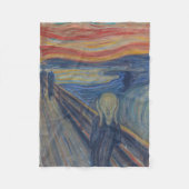Der Schrei, Edvard Munch Fleecedecke (Vorderseite)