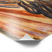 Der Schrei | Edvard Munch | Fotodruck (Ecke)