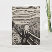 Der Schrei | Edvard Munch Karte (Vorderseite)