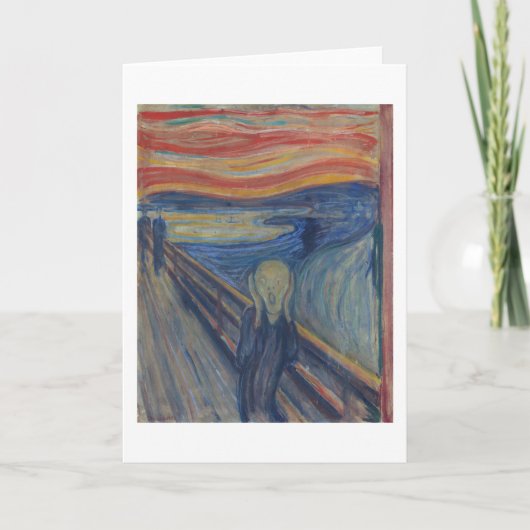 Der Schrei, Edvard Munch Karte (Vorderseite)