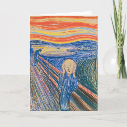 Der Schrei | Edvard Munch Karte (Vorderseite)