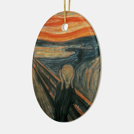 Der Schrei - Edvard Munch Keramik Ornament (Links)
