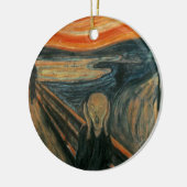Der Schrei - Edvard Munch Keramikornament (Links)