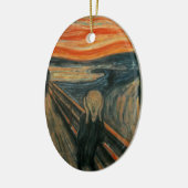 Der Schrei - Edvard Munch Keramikornament (Links)