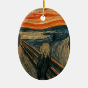 Der Schrei - Edvard Munch Keramikornament