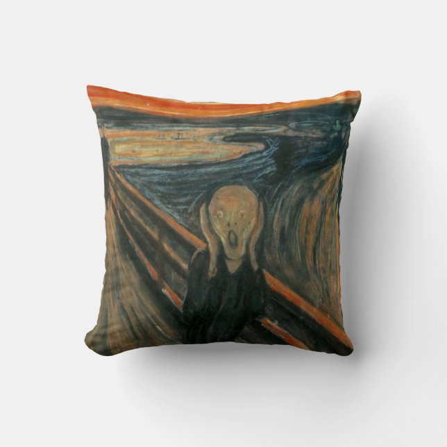 Der Schrei - Edvard Munch Kissen (Vorderseite)