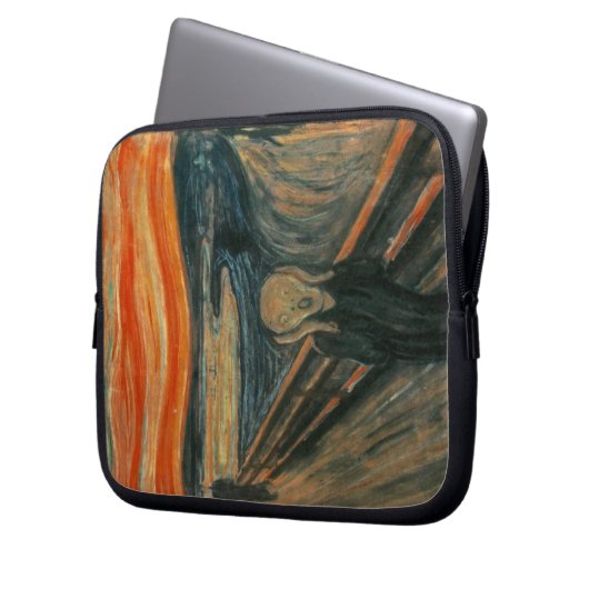 Der Schrei - Edvard Munch Laptopschutzhülle (Vorderseite Links)