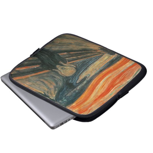 Der Schrei - Edvard Munch Laptopschutzhülle (Vorne Knopf)