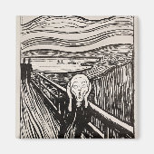 Der Schrei Edvard Munch Magnet (Vorne)