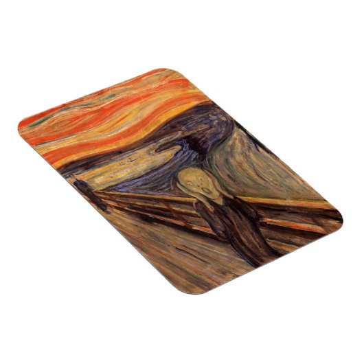 Der Schrei - Edvard Munch Magnet (Rechte Seite)