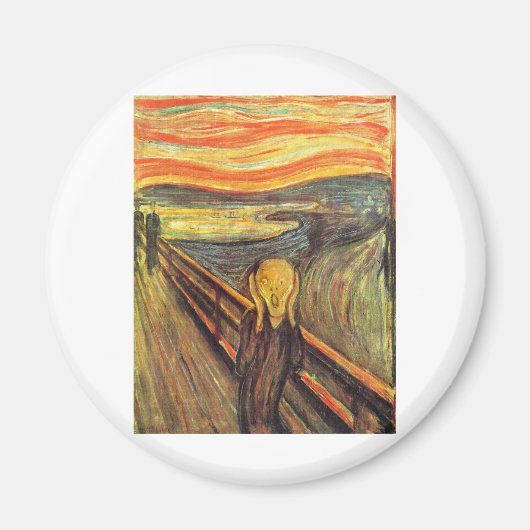 Der Schrei - Edvard Munch Magnet (Vorne)