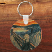 Der Schrei - Edvard Munch. Malerarbeiten. Schlüsselanhänger (Vorderseite)