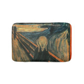 Der Schrei Edvard Munch Moderne expressionistische Badematte (Vorderseite)