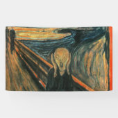 Der Schrei Edvard Munch Moderne expressionistische Banner (Horizontal)