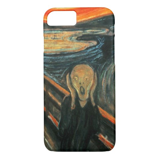 Der Schrei Edvard Munch Moderne expressionistische Case-Mate iPhone Hülle (Rückseite)
