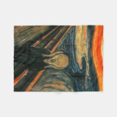 Der Schrei Edvard Munch Moderne expressionistische Fleecedecke (Vorderseite (Horizontal))