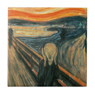 Der Schrei Edvard Munch Moderne expressionistische Fliese