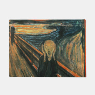Der Schrei Edvard Munch Moderne expressionistische Fußmatte