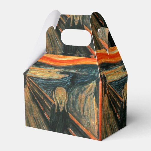 Der Schrei Edvard Munch Moderne expressionistische Geschenkschachtel (Vorderseite)