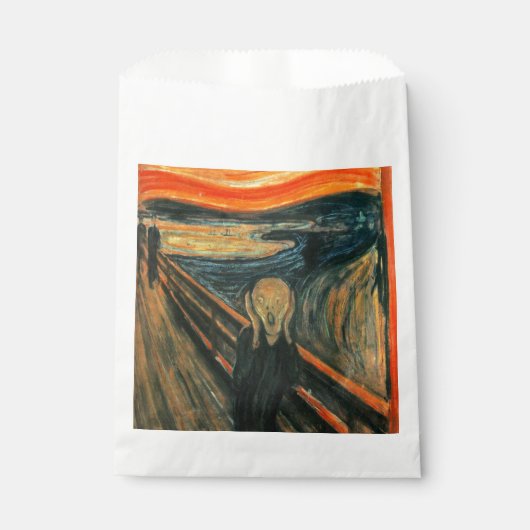 Der Schrei Edvard Munch Moderne expressionistische Geschenktütchen (Vorderseite)