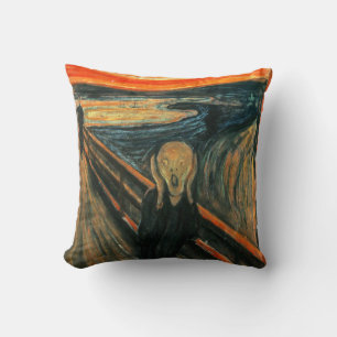 Der Schrei Edvard Munch Moderne expressionistische Kissen