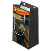 Der Schrei Edvard Munch Moderne expressionistische Kleine Geschenktüte (Vorderseite Schrägansicht)