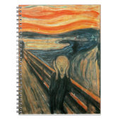 Der Schrei Edvard Munch Moderne expressionistische Notizblock (Vorderseite)