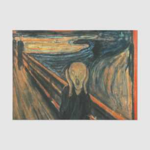 Der Schrei Edvard Munch Moderne expressionistische Seidenpapier