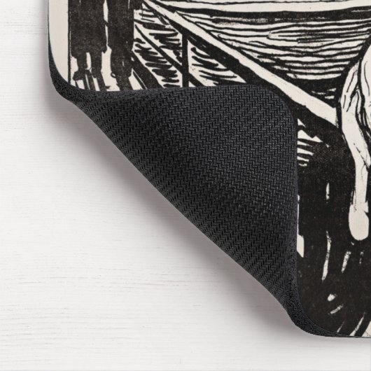 Der Schrei Edvard Munch Mousepad (Ecke)