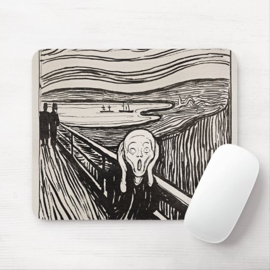 Der Schrei Edvard Munch Mousepad (Mit Mouse)