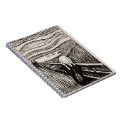 Der Schrei Edvard Munch Notizblock (Rechte Seite)