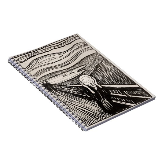 Der Schrei Edvard Munch Notizblock (Rechte Seite)