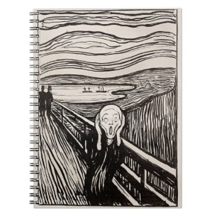 Der Schrei Edvard Munch Notizblock