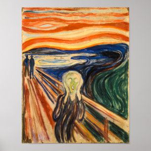 Der Schrei Edvard Munch Poster
