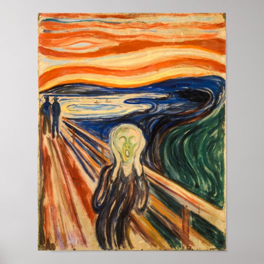 Der Schrei | Edvard Munch | Poster (Vorne)