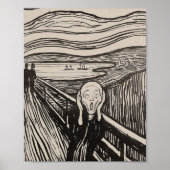 Der Schrei | Edvard Munch Poster (Vorne)
