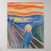 Der Schrei | Edvard Munch Poster (Vorne)