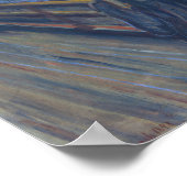 Der Schrei, Edvard Munch Poster (Ecke)