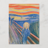 Der Schrei | Edvard Munch Postkarte (Vorderseite)