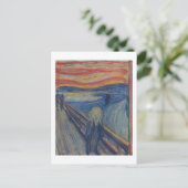 Der Schrei, Edvard Munch Postkarte (Stehend Vorderseite)