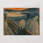 Der Schrei - Edvard Munch Postkarte (Vorderseite)