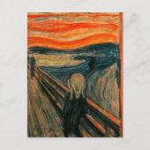 Der Schrei (Edvard Munch) Postkarte (Vorderseite)