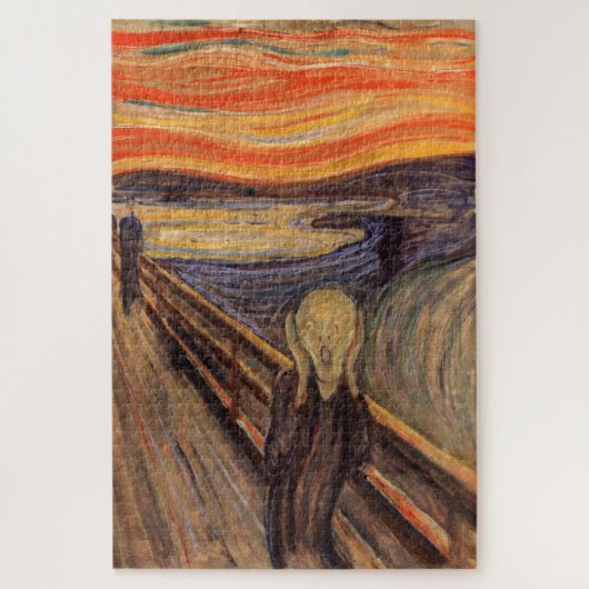 Der Schrei - Edvard Munch Puzzle (Vertikal)