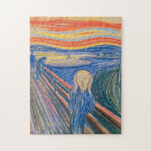 Der Schrei | Edvard Munch Puzzle (Vertikal)