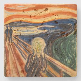 Der Schrei | Edvard Munch | Steinuntersetzer